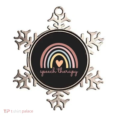Speech Therapy Speech Language Pathologist Slp Boho Rainbow Gift Ornament