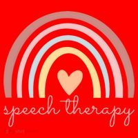 Speech Therapy Speech Language Pathologist Slp Boho Rainbow Gift Santa Hat thumb 1