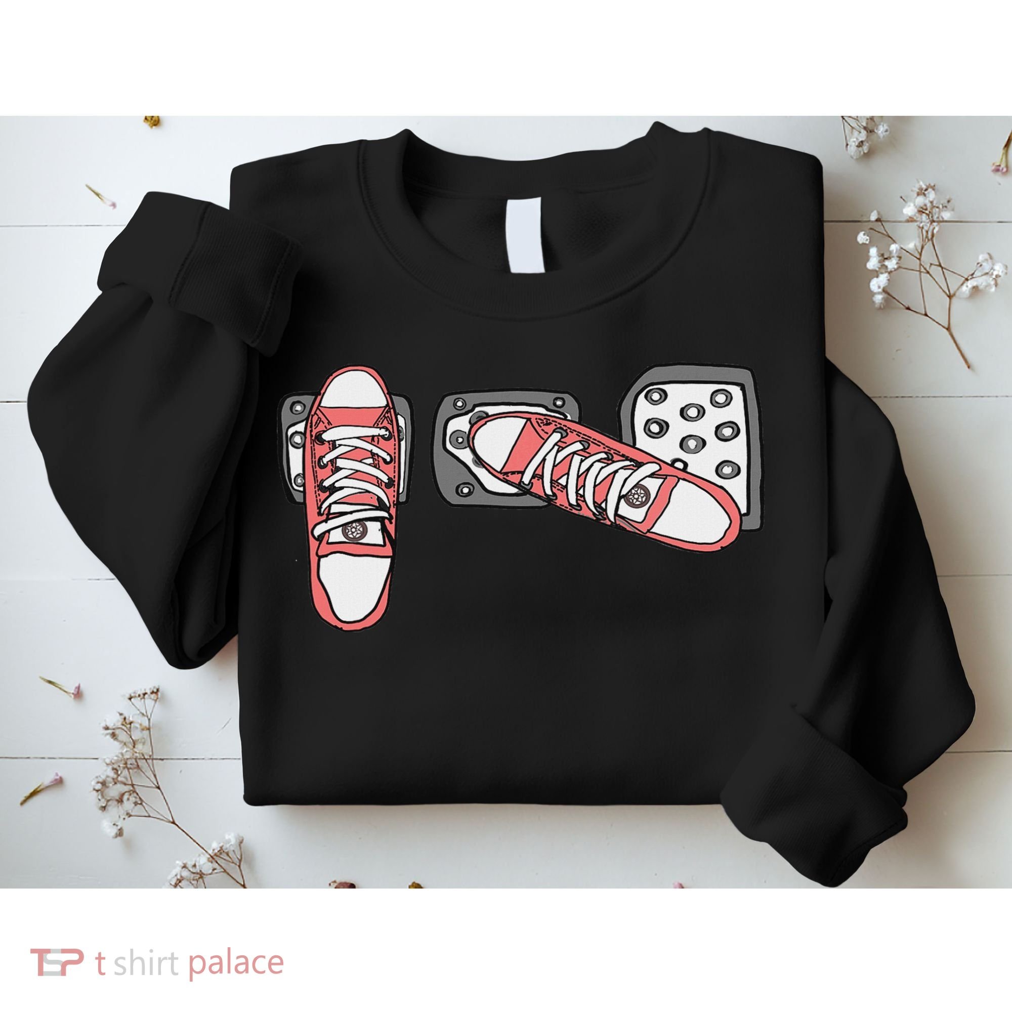 Save The Stick Funny Manual Transmission Three Pedals Car Sweatshirt