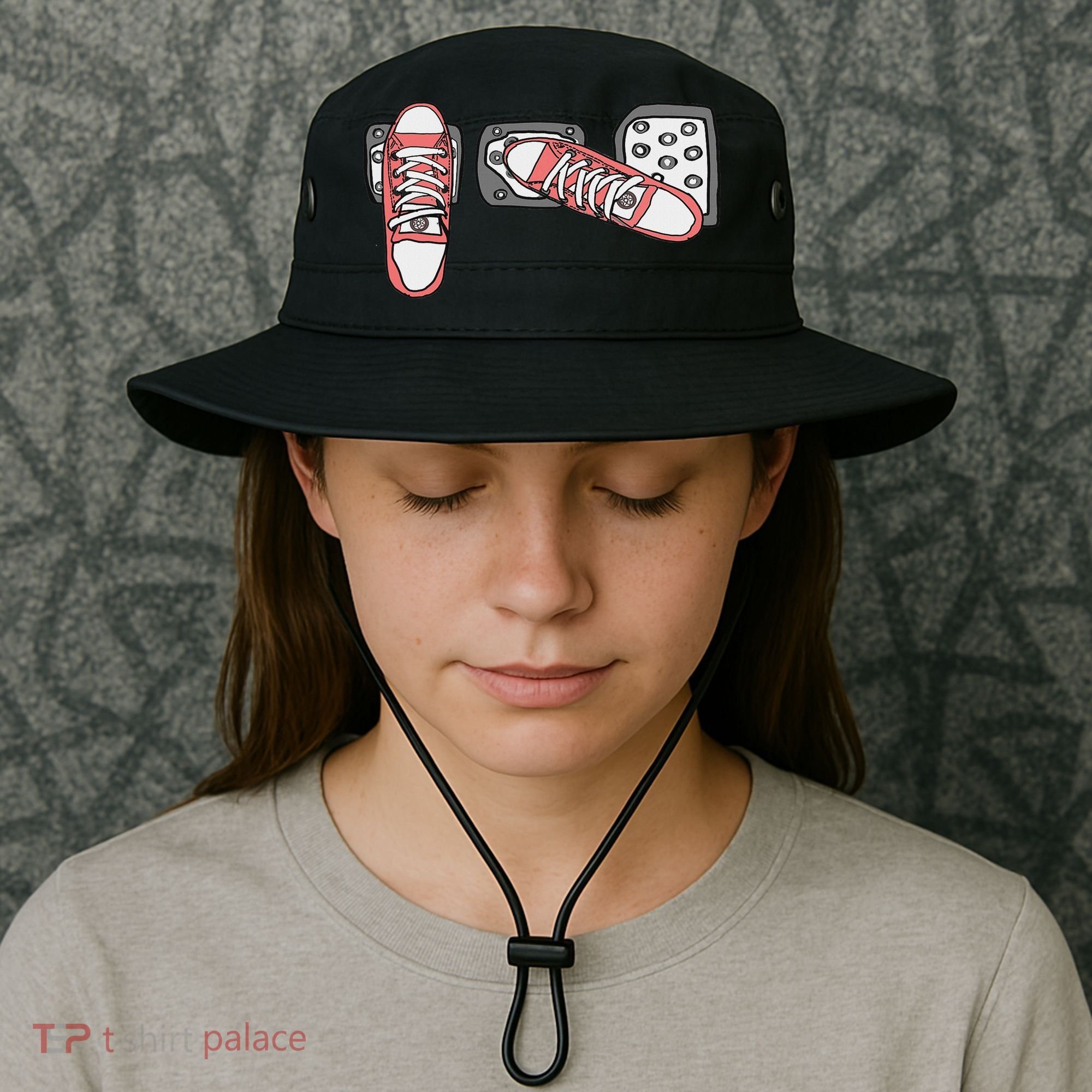 Save The Stick Funny Manual Transmission Three Pedals Car Bucket Hat