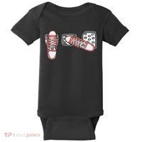 Save The Stick Funny Manual Transmission Three Pedals Car Baby Bodysuit thumb 0