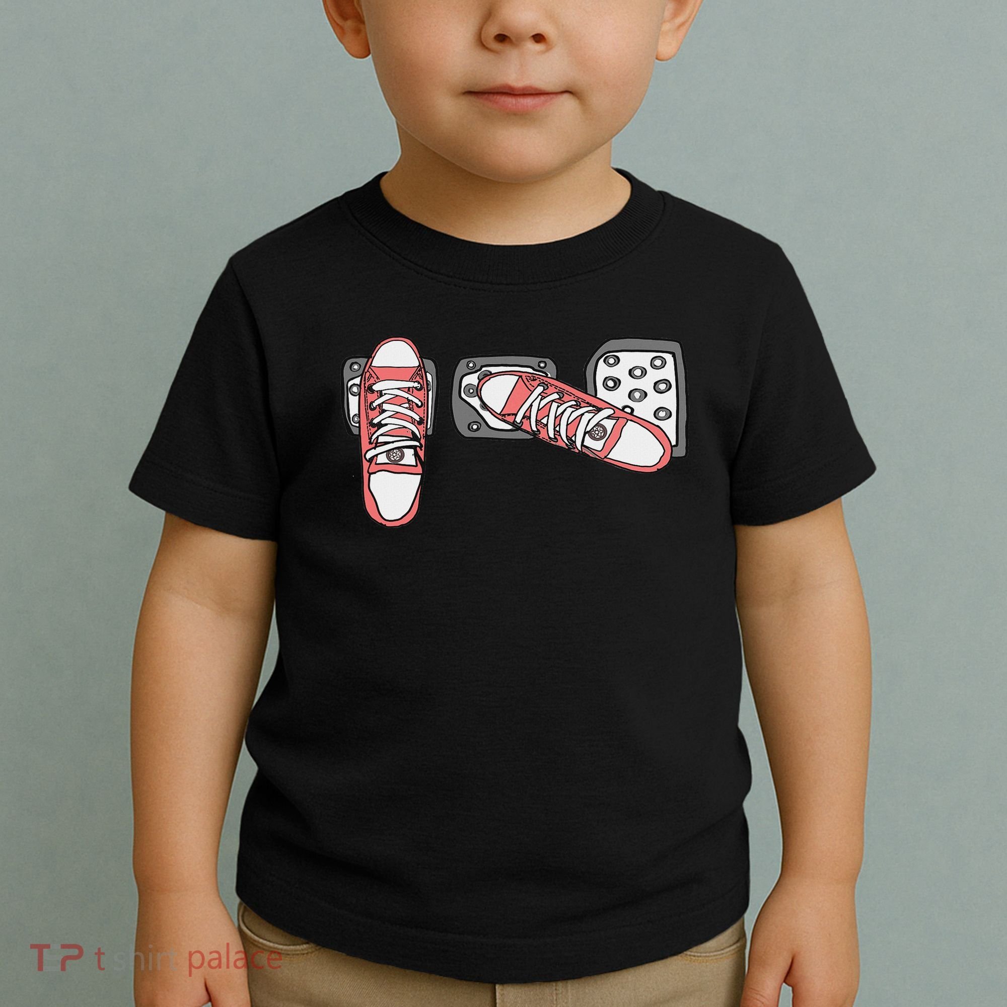 Save The Stick Funny Manual Transmission Three Pedals Car Toddler T-Shirt