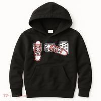 Save The Stick Funny Manual Transmission Three Pedals Car Kids Hoodie thumb 0