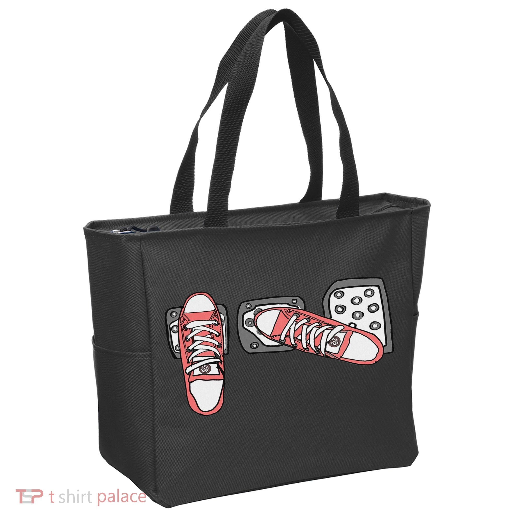 Save The Stick Funny Manual Transmission Three Pedals Car Tote Bag