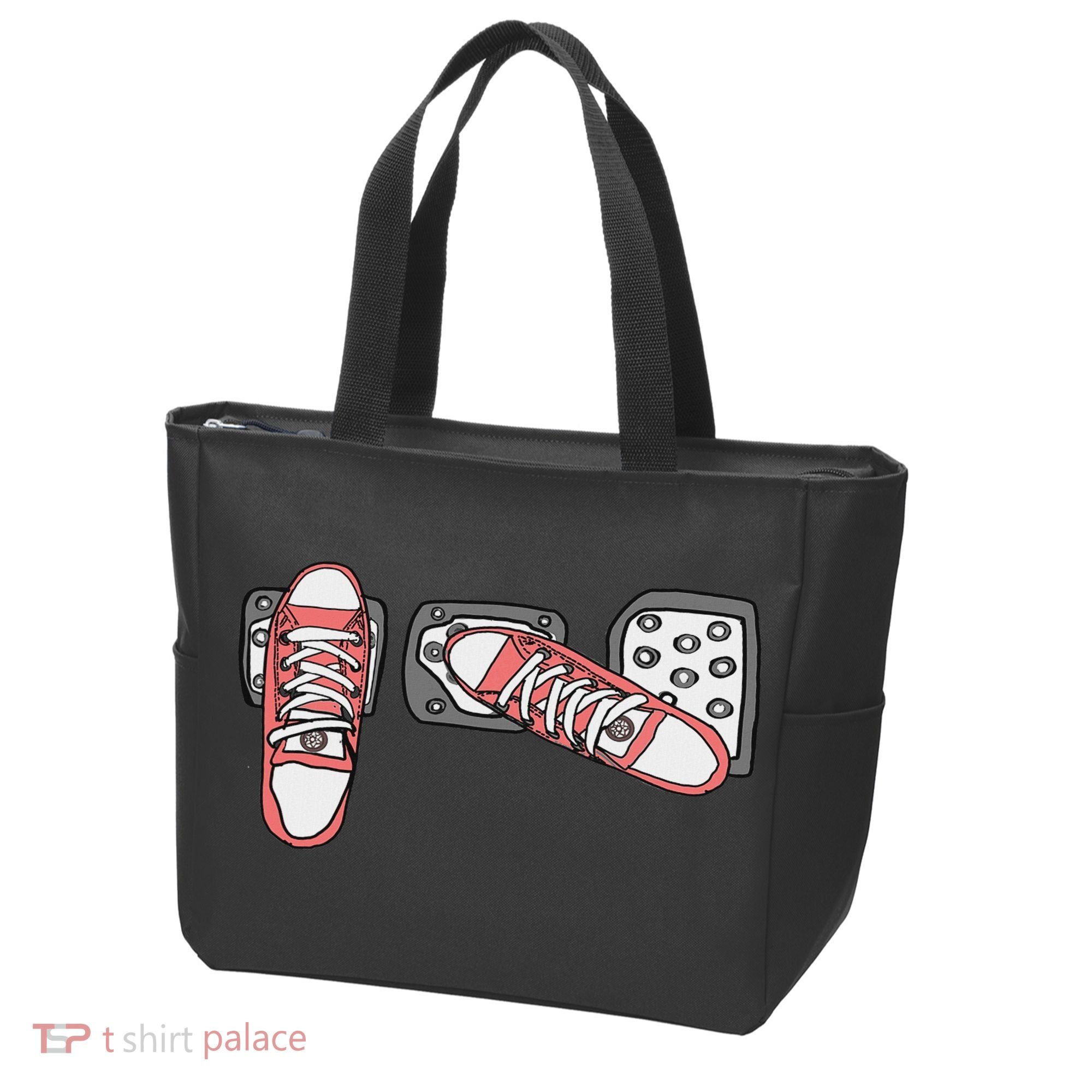 Save The Stick Funny Manual Transmission Three Pedals Car Tote Bag
