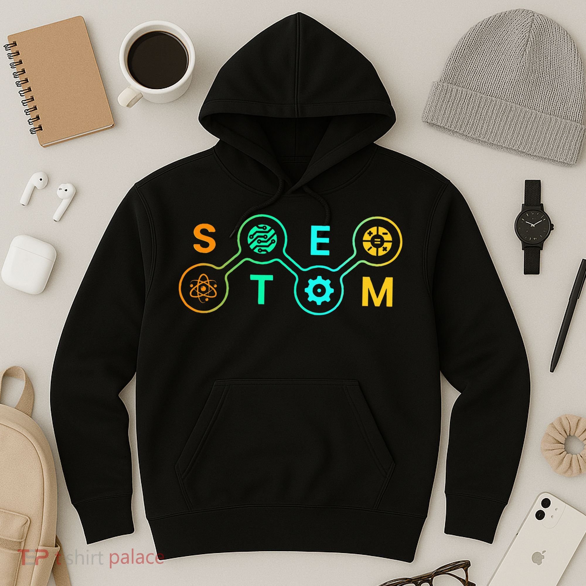Stem Teacher Science Technology Engineering Math Hoodie