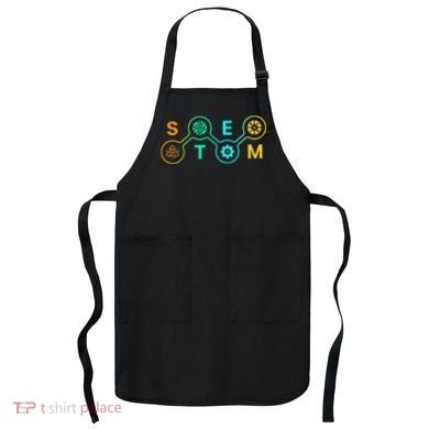 Stem Teacher Science Technology Engineering Math Apron