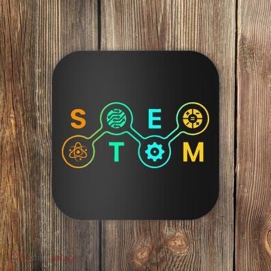 Stem Teacher Science Technology Engineering Math Coaster