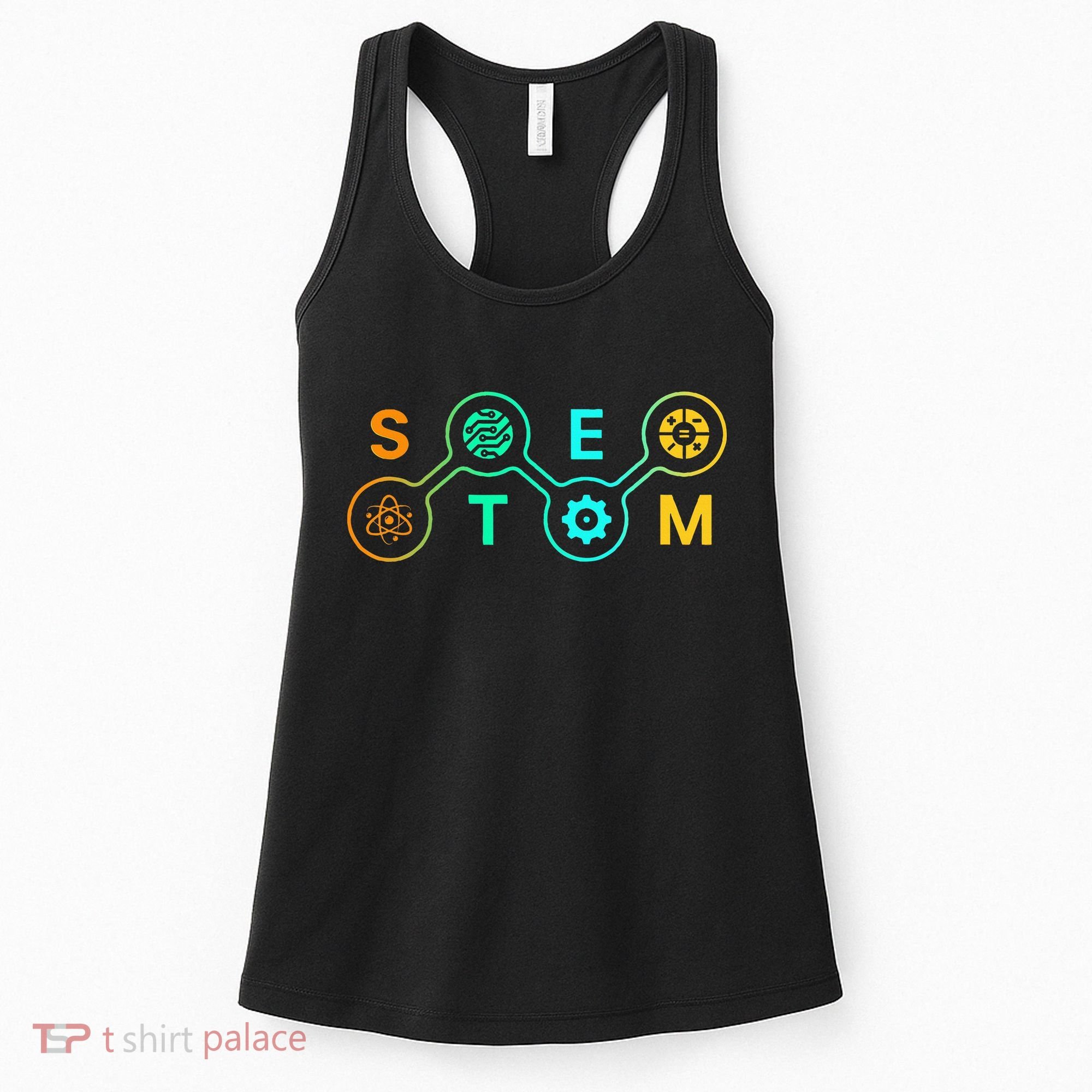 Stem Teacher Science Technology Engineering Math Women's Tank Top