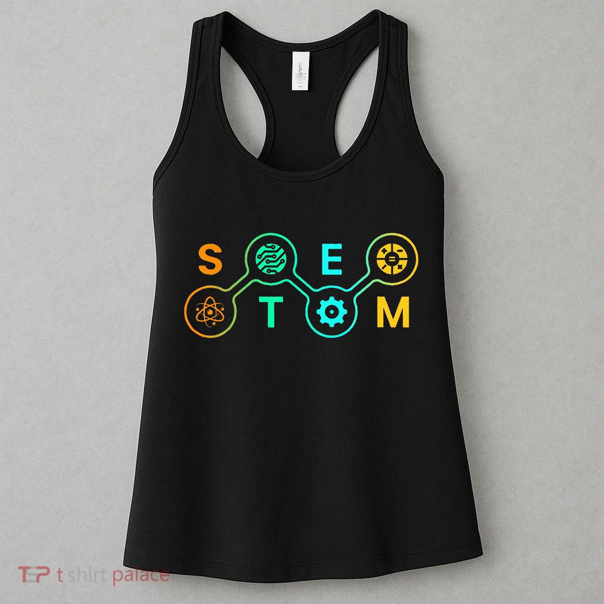 Stem Teacher Science Technology Engineering Math Women's Tank Top