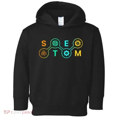 Stem Teacher Science Technology Engineering Math Toddler Hoodie