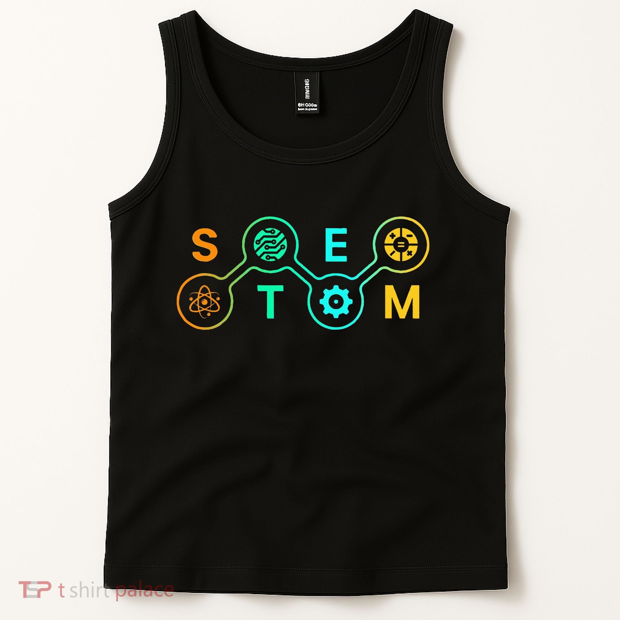 Stem Teacher Science Technology Engineering Math Tank Top