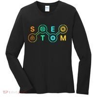 Stem Teacher Science Technology Engineering Math Women's Long Sleeve Shirt thumb 0