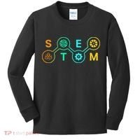 Stem Teacher Science Technology Engineering Math Kids Long Sleeve Shirt thumb 0