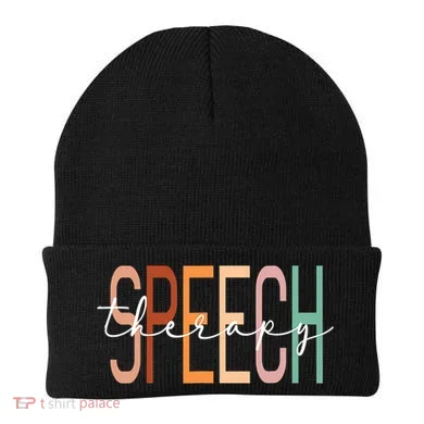 Speech Therapy Speech Language Pathologist Therapist Beanie