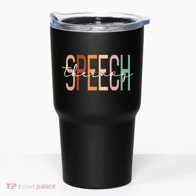 Speech Therapy Speech Language Pathologist Therapist Tumbler