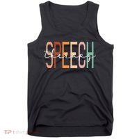 Speech Therapy Speech Language Pathologist Therapist Tank Top thumb 0