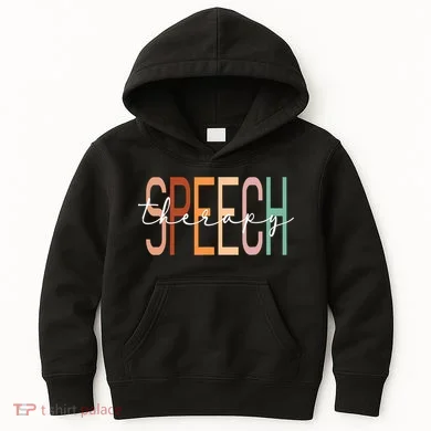 Speech Therapy Speech Language Pathologist Therapist Kids Hoodie