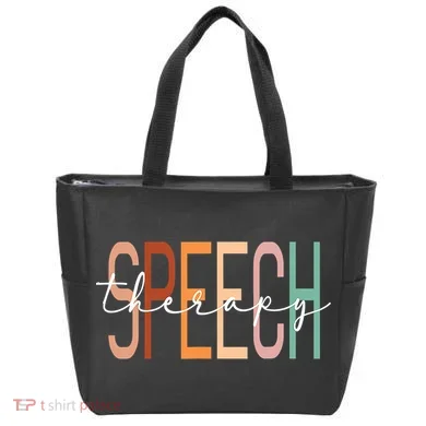 Speech Therapy Speech Language Pathologist Therapist Tote Bag