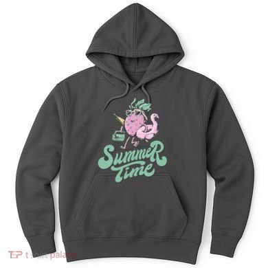 Summer Time Strawberry Retro Beach Hoodie