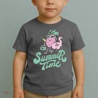 Summer Time Strawberry Retro Beach Toddler T-Shirt thumb 2