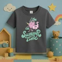 Summer Time Strawberry Retro Beach Toddler T-Shirt thumb 3