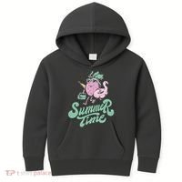 Summer Time Strawberry Retro Beach Kids Hoodie thumb 0