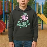 Summer Time Strawberry Retro Beach Kids Hoodie thumb 2
