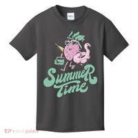 Summer Time Strawberry Retro Beach Kids T-Shirt thumb 0