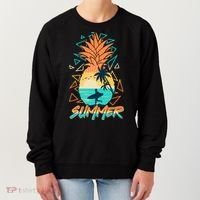 Summer Time Sufer Pineapple Women's Sweatshirt thumb 0