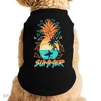 Summer Time Sufer Pineapple Doggie Tank thumb 0
