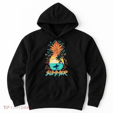 Summer Time Sufer Pineapple Hoodie