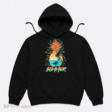 Summer Time Sufer Pineapple Hoodie
