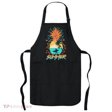 Summer Time Sufer Pineapple Apron