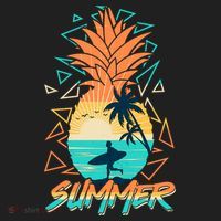 Summer Time Sufer Pineapple Tumbler thumb 3