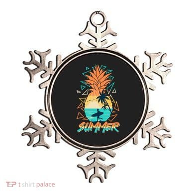 Summer Time Sufer Pineapple Ornament