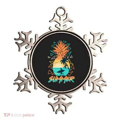 Summer Time Sufer Pineapple Ornament