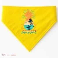 Summer Time Sufer Pineapple USA-Made Doggie Bandana thumb 0