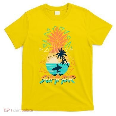 Summer Time Sufer Pineapple T-Shirt