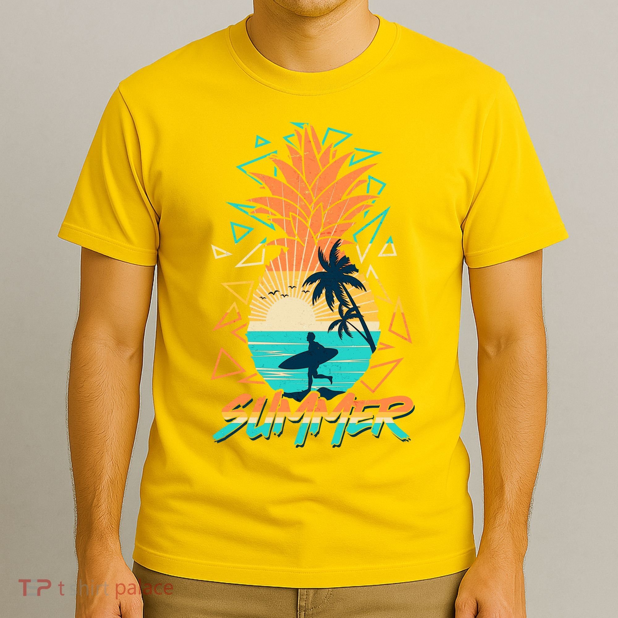 Summer Time Sufer Pineapple T-Shirt