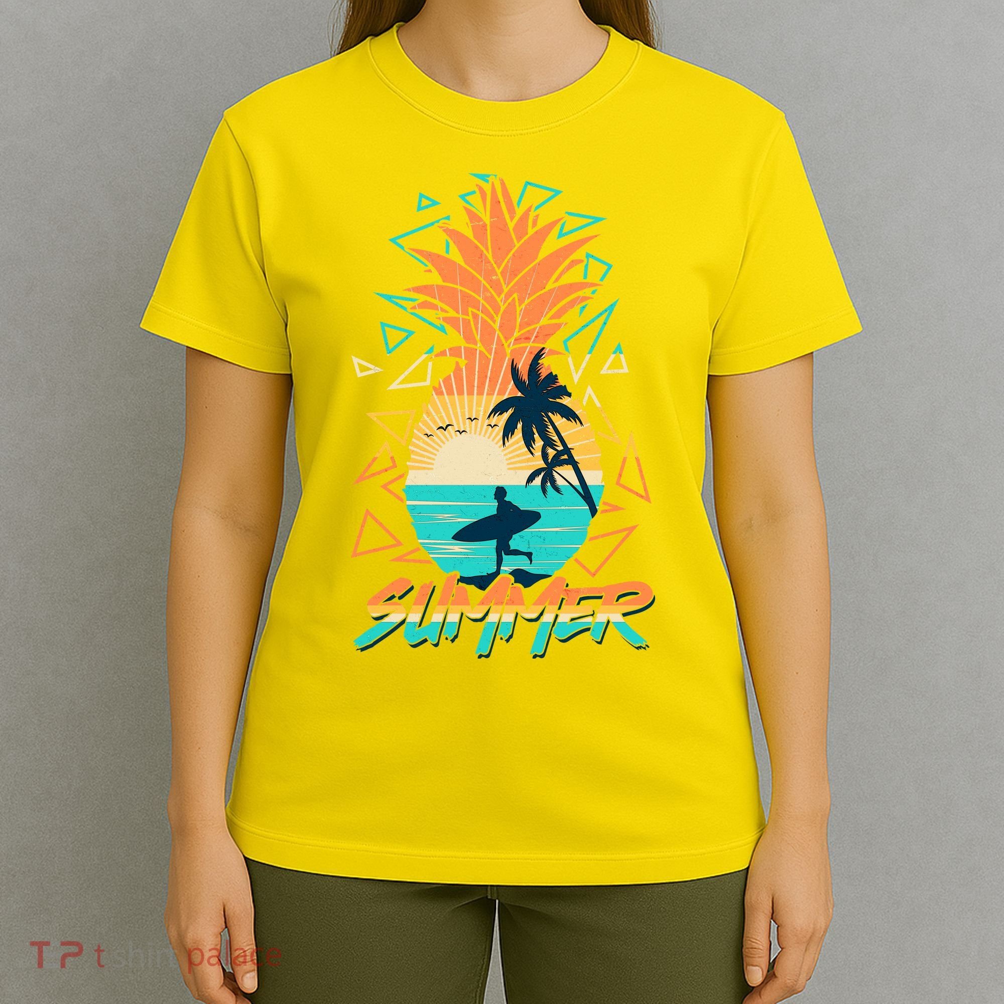 Summer Time Sufer Pineapple T-Shirt
