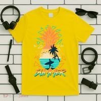 Summer Time Sufer Pineapple T-Shirt thumb 5