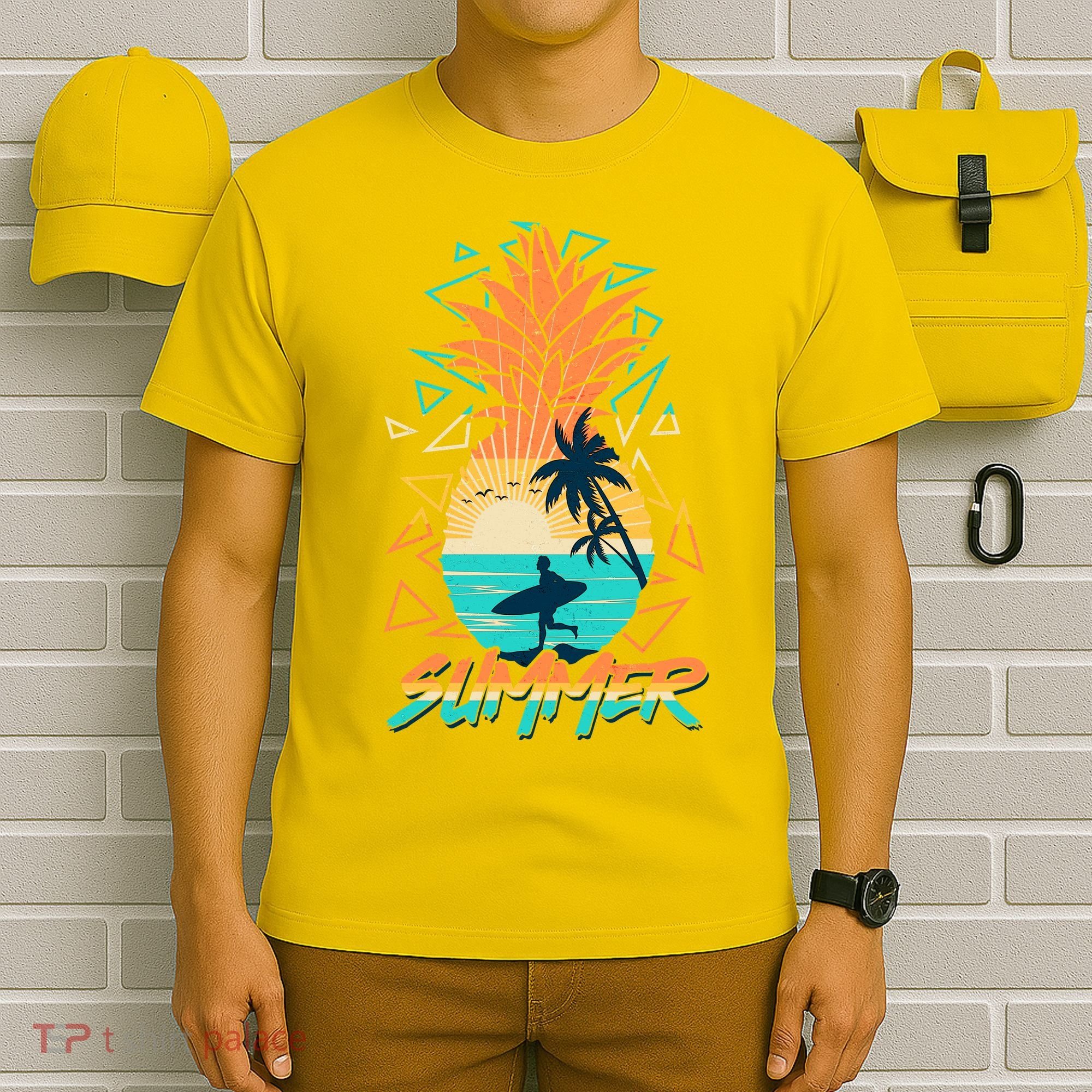 Summer Time Sufer Pineapple T-Shirt