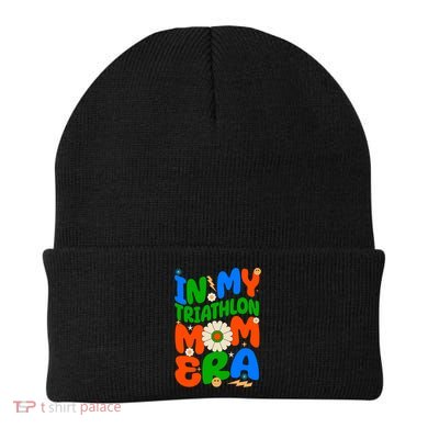 Sunflower Triathlon Sport Game In My Triathlon Mom Era Gift Beanie