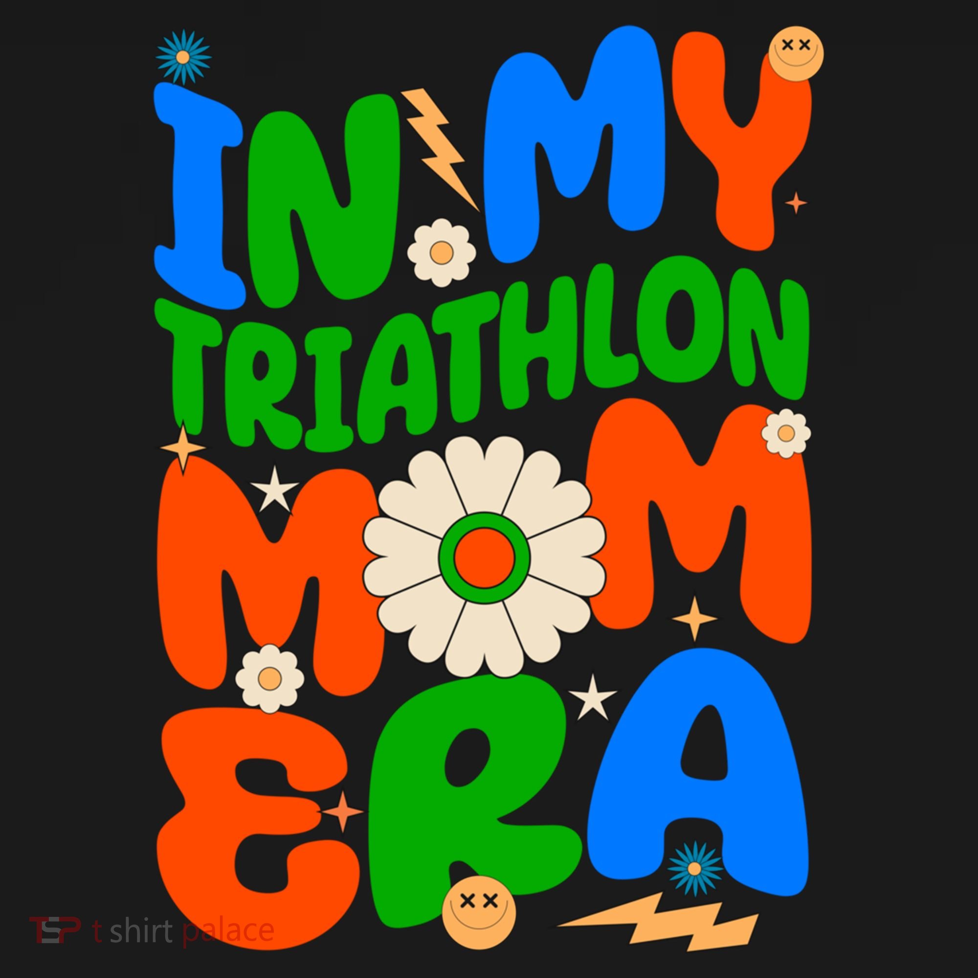 Sunflower Triathlon Sport Game In My Triathlon Mom Era Gift Pajama Set