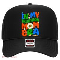 Sunflower Triathlon Sport Game In My Triathlon Mom Era Gift Hat thumb 0