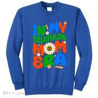Sunflower Triathlon Sport Game In My Triathlon Mom Era Gift Sweatshirt thumb 0
