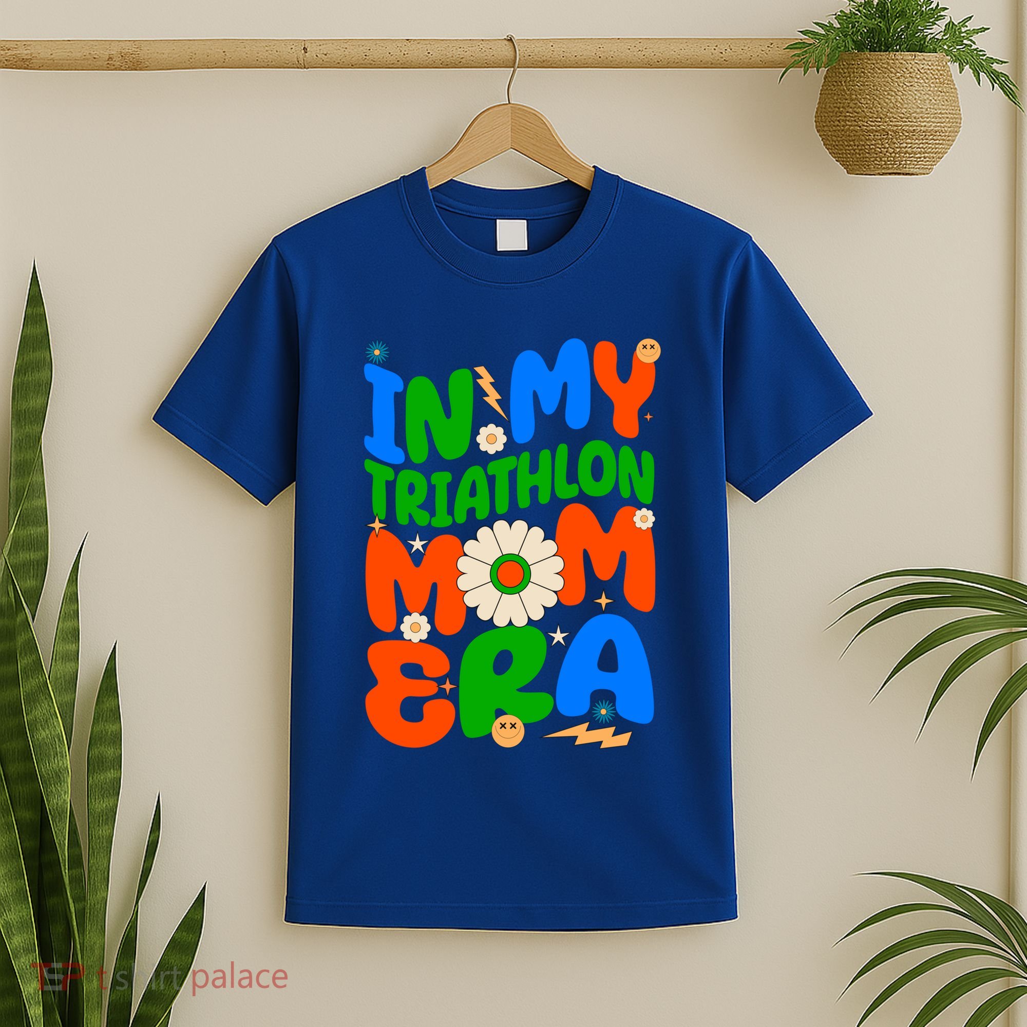 Sunflower Triathlon Sport Game In My Triathlon Mom Era Gift T-Shirt