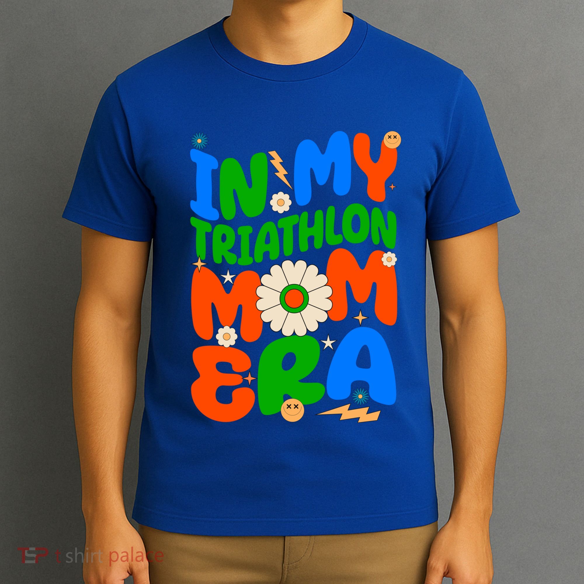 Sunflower Triathlon Sport Game In My Triathlon Mom Era Gift T-Shirt