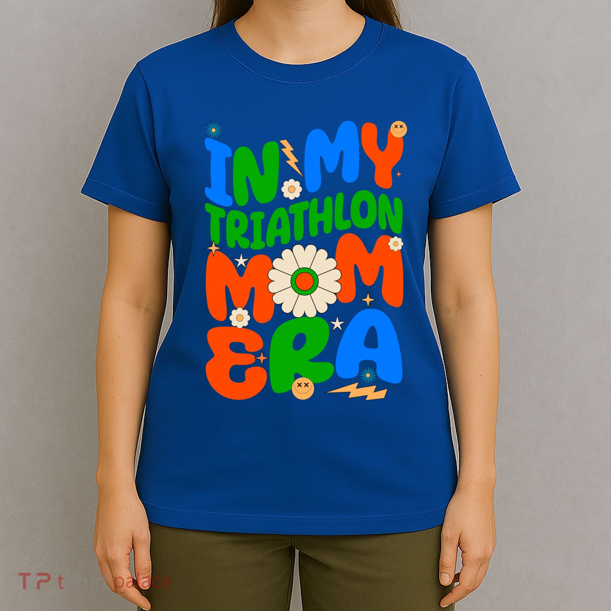 Sunflower Triathlon Sport Game In My Triathlon Mom Era Gift T-Shirt